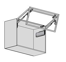 AVENTOS HF top F28/39 корпус 840-1200 мм узкая алюм. рамка темно-серый